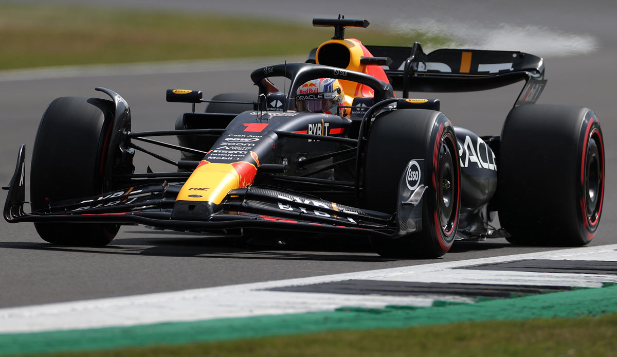 Formel 1 Max Verstappen in Silverstone auf der Pole Position