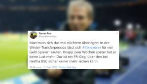 Hertha Bsc Netzreaktionen Zum Rucktritt Von Jurgen Klinsmann Seite 1