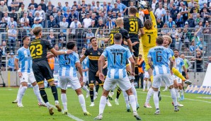 23 July 2022, Saxony, Dresden: Soccer: 3rd league, SG Dynamo Dresden - TSV  1860 Munich, Matchday 1, Stock Photo, Picture And Rights Managed Image.  Pic. PAH-220724-99-136742-DPAI