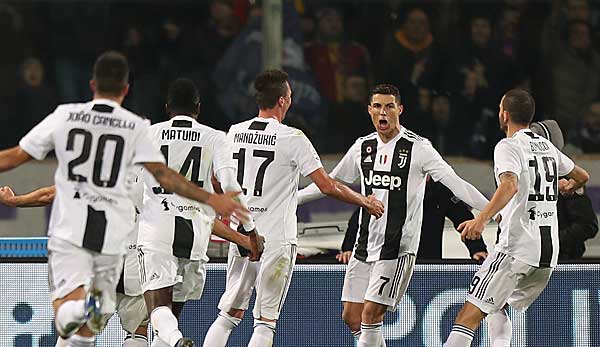 Serie A Juventus Nicht Zu Stoppen Ronaldo Trifft Bei Sieg Gegen Florenz