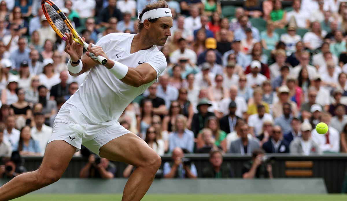 Trotz Verletzung Rafael Nadal erreicht Wimbledon-Halbfinale