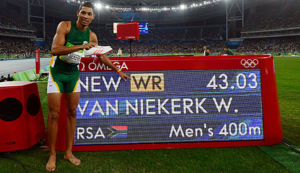 Weltrekord 400m Männer
